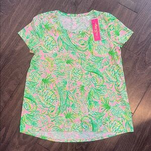 NWOT Lilly Pulitzer Scoop Neck Top